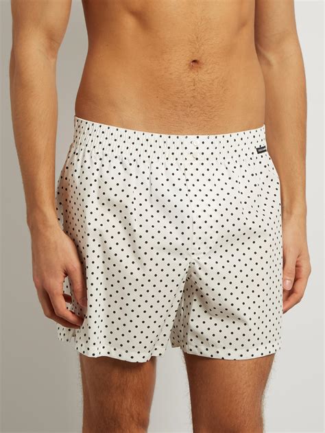 cotton poplin boxer shorts.